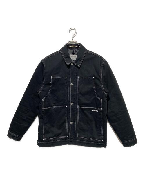 Carhartt WIP（カーハート ワークインプログレス）Carhartt WIP (カーハート ワークインプログレス) DOUBLE FRONT JACKET ブラック サイズ:Mの古着・服飾アイテム