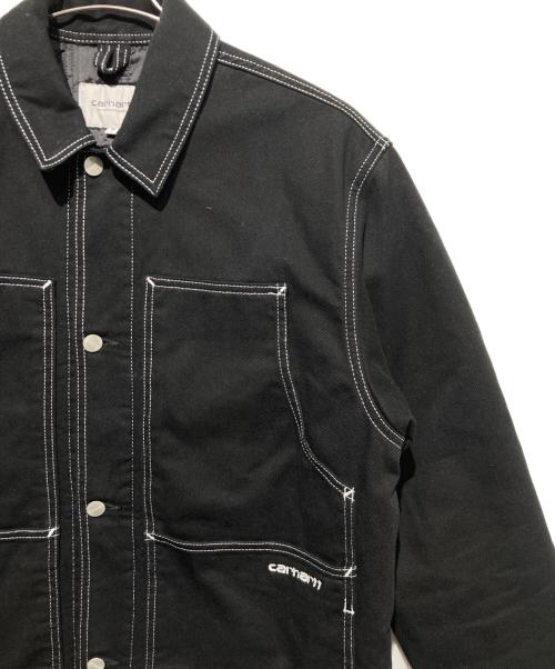Carhartt WIP（カーハート ワークインプログレス）Carhartt WIP (カーハート ワークインプログレス) DOUBLE FRONT JACKET ブラック サイズ:Mの古着・服飾アイテム