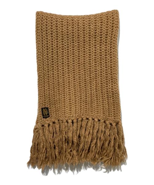 BATONER（バトナ―）BATONER (バトナ―) マフラー ブラウンの古着・服飾アイテム