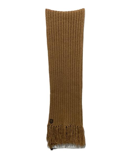 BATONER（バトナ―）BATONER (バトナ―) マフラー ブラウンの古着・服飾アイテム