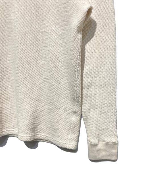 EIGHT G（エイトジー）EIGHT G (エイトジー) ロングスリーブサーマルTシャツ ベージュ サイズ:XLの古着・服飾アイテム