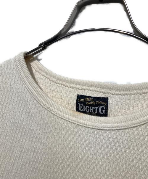 EIGHT G（エイトジー）EIGHT G (エイトジー) ロングスリーブサーマルTシャツ ベージュ サイズ:XLの古着・服飾アイテム
