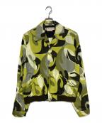 MARNIマルニ）の古着「総柄オープンカラーシャツ」｜オリーブ