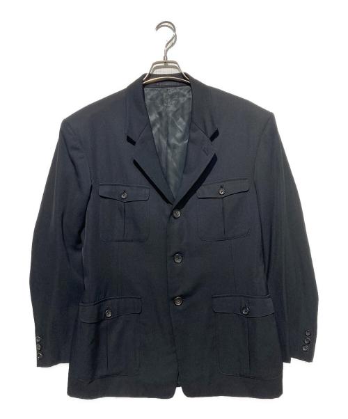 Y's for men（ワイズフォーメン）Y's for men (ワイズフォーメン) オールド マルチポケットジャケット ブラック サイズ:Mの古着・服飾アイテム