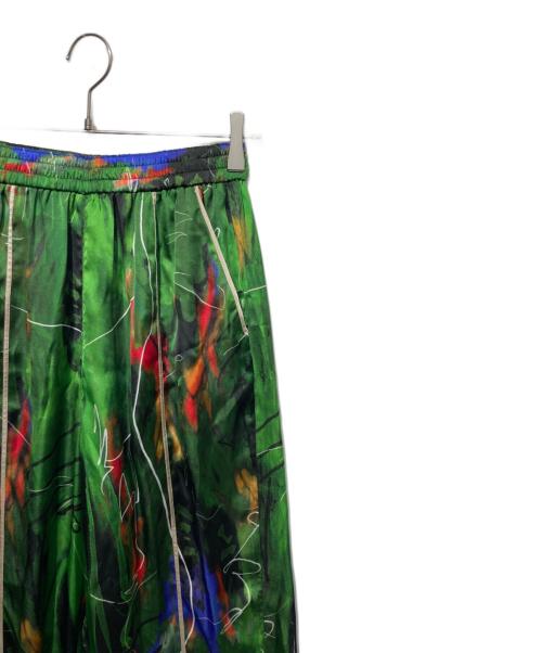 OMMO（オーエムエムオー）OMMO (オーエムエムオー) サークル型スーパーリラックスパンツ グリーン サイズ:38の古着・服飾アイテム