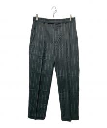 WACKO MARIA（ワコマリア）の古着「DORMEUIL ストライプスラックス」｜グリーン