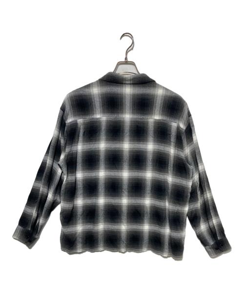 RADIALL（ラディアル）RADIALL (ラディアル) オンブレチェックシャツ ブラック サイズ:Mの古着・服飾アイテム