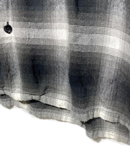 RADIALL（ラディアル）RADIALL (ラディアル) オンブレチェックシャツ ブラック サイズ:Mの古着・服飾アイテム