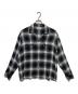 RADIALL（ラディアル）の古着「オンブレチェックシャツ」｜ブラック