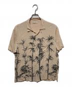 OLD JOE & Co.オールドジョー）の古着「ORIGINAL PRINTED OPEN COLLAR SHIRTS(TIGER)S/S アロハシャツ」｜ピンク