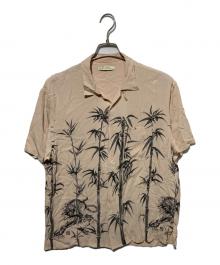 OLD JOE & Co.（オールドジョー）の古着「ORIGINAL PRINTED OPEN COLLAR SHIRTS(TIGER)S/S アロハシャツ」｜ピンク