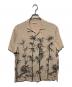 OLD JOE & Co.（オールドジョー）の古着「ORIGINAL PRINTED OPEN COLLAR SHIRTS(TIGER)S/S アロハシャツ」｜ピンク