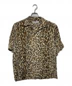 WACKO MARIAワコマリア）の古着「22SS LEOPARD HAWAIIAN SHIRT S/S ハワイアンシャツ」｜ベージュ