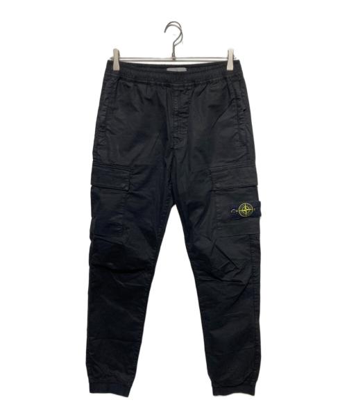 STONE ISLAND（ストーンアイランド）STONE ISLAND (ストーンアイランド) コットンギャバジンカーゴパンツ ブラック サイズ:30の古着・服飾アイテム