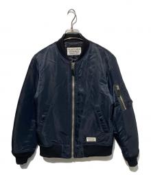 WACKO MARIA（ワコマリア）の古着「バックプリント MA-1 フライトジャケット」｜ネイビー