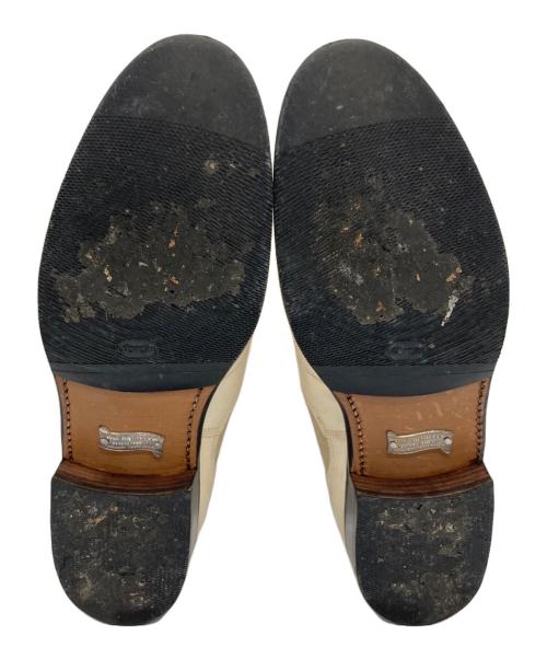 OLD JOE & Co.（オールドジョー）OLD JOE & Co. (オールドジョー) ARTISAN LEATHER SIDE-GORE SHOES サイドゴアレザーシューズ アイボリー サイズ:8の古着・服飾アイテム