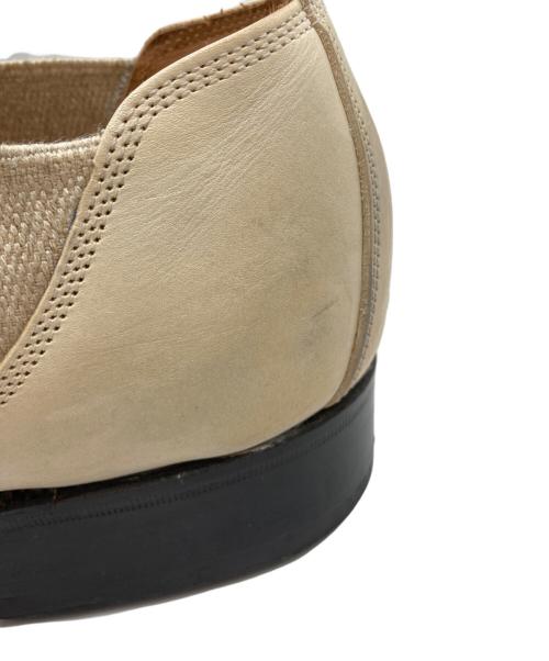 OLD JOE & Co.（オールドジョー）OLD JOE & Co. (オールドジョー) ARTISAN LEATHER SIDE-GORE SHOES サイドゴアレザーシューズ アイボリー サイズ:8の古着・服飾アイテム