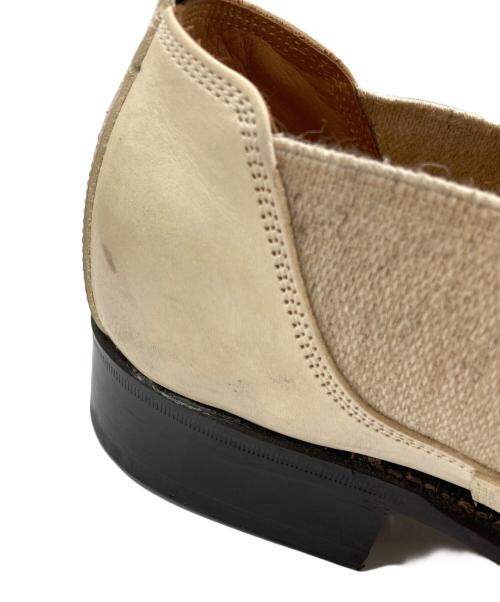 OLD JOE & Co.（オールドジョー）OLD JOE & Co. (オールドジョー) ARTISAN LEATHER SIDE-GORE SHOES サイドゴアレザーシューズ アイボリー サイズ:8の古着・服飾アイテム