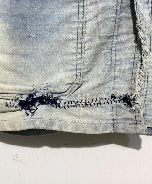 USED（ユーズド）USED (ユーズド) 50s le mont saint michel モールスキン カバーオールジャケット ブルー サイズ:46の古着・服飾アイテム