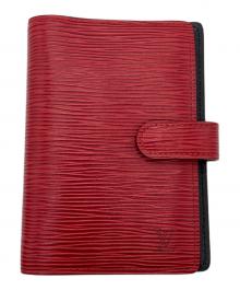 LOUIS VUITTON（ルイ ヴィトン）の古着「アジェンタPM 手帳カバー」｜レッド