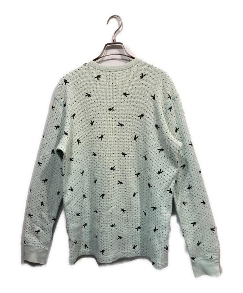 SUPREME（シュプリーム）SUPREME (シュプリーム) PLAY BOY (プレイボーイ) Waffle Thermal 黄緑 サイズ:Ｍの古着・服飾アイテム