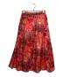 HERALBONY (ヘラルボニー) サテンスカート「りんごのブーケ」 レッド サイズ:M：12000円