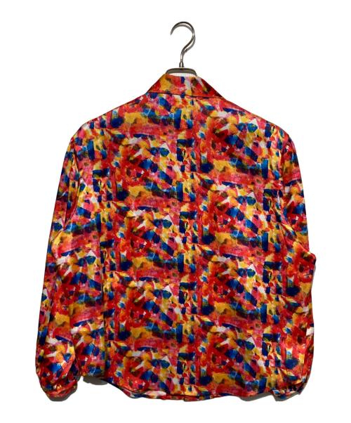 HERALBONY（ヘラルボニー）HERALBONY (ヘラルボニー) サテンボウタイブラウス「non title」 レッド サイズ:Freeの古着・服飾アイテム