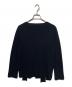 BLACK COMME des GARCONS (ブラックコムデギャルソン) 短冊ニット ブラック サイズ:S：18000円