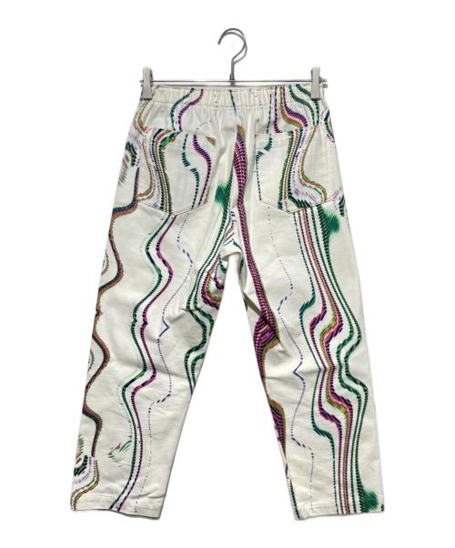 me ISSEY MIYAKE（ミーイッセイ ミヤケ）me ISSEY MIYAKE (ミーイッセイ ミヤケ) 総柄イージーパンツ ホワイト サイズ:FREEの古着・服飾アイテム