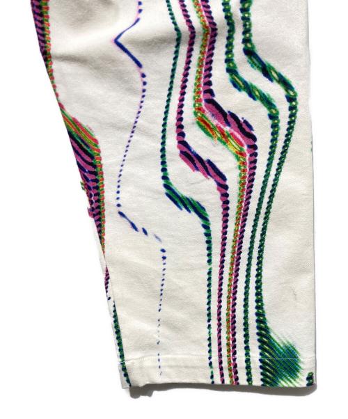 me ISSEY MIYAKE（ミーイッセイ ミヤケ）me ISSEY MIYAKE (ミーイッセイ ミヤケ) 総柄イージーパンツ ホワイト サイズ:FREEの古着・服飾アイテム