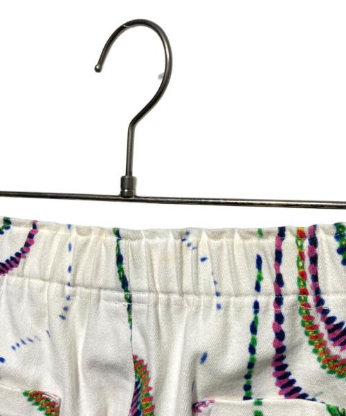 me ISSEY MIYAKE（ミーイッセイ ミヤケ）me ISSEY MIYAKE (ミーイッセイ ミヤケ) 総柄イージーパンツ ホワイト サイズ:FREEの古着・服飾アイテム