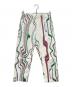 me ISSEY MIYAKE（ミーイッセイ ミヤケ）の古着「総柄イージーパンツ」｜ホワイト