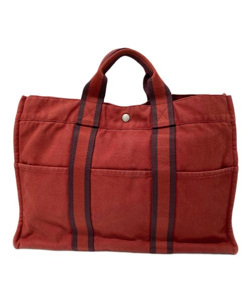 HERMES（エルメス）HERMES (エルメス) フールトゥMM トートバッグ レッドの古着・服飾アイテム