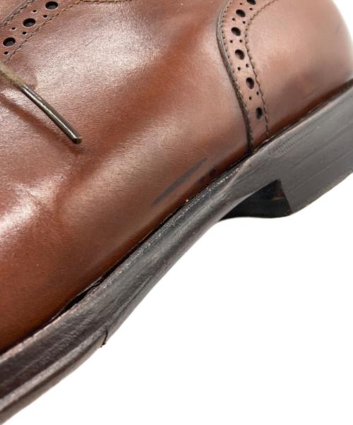 Jalan Sriwijaya（ジャランスリウァヤ）Jalan Sriwijaya (ジャランスリウァヤ) セミブローグシューズ ブラウン サイズ:8 1/2の古着・服飾アイテム