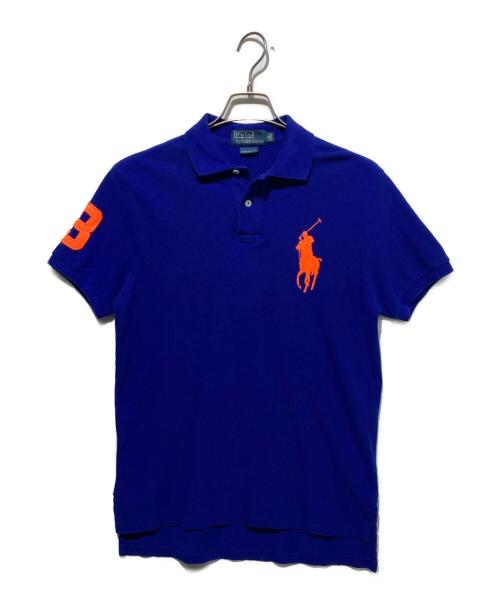 POLO RALPH LAUREN（ポロ・ラルフローレン）POLO RALPH LAUREN (ポロ・ラルフローレン) ビッグポニーポロシャツ ブルー サイズ:Mの古着・服飾アイテム