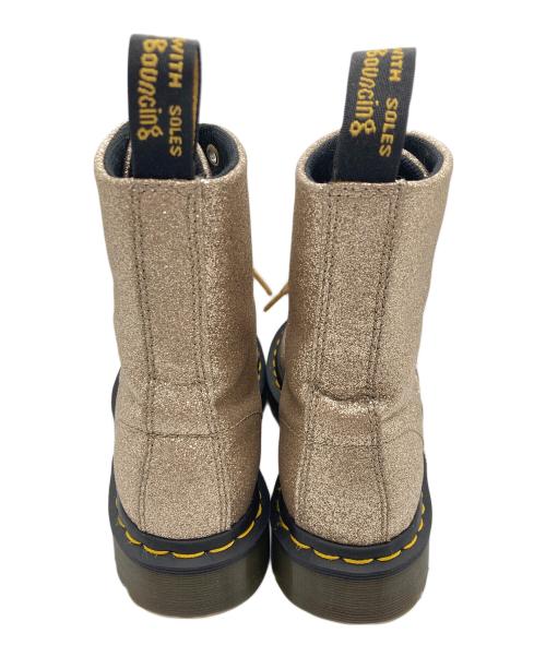 Dr.Martens（ドクターマーチン）Dr.Martens (ドクターマーチン) 8ホールブーツ ゴールド サイズ:UK3の古着・服飾アイテム
