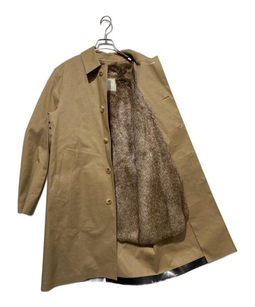 MACKINTOSH（マッキントッシュ）MACKINTOSH (マッキントッシュ) ライナー付ゴム引きステンカラーコート ベージュ サイズ:38の古着・服飾アイテム