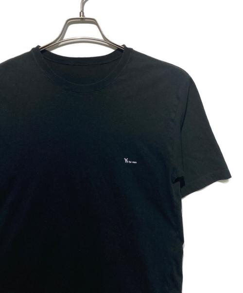 Y's for men（ワイズフォーメン）Y'S for men (ワイズフォーメン) フロントロゴＴシャツ ブラック サイズ:不明の古着・服飾アイテム