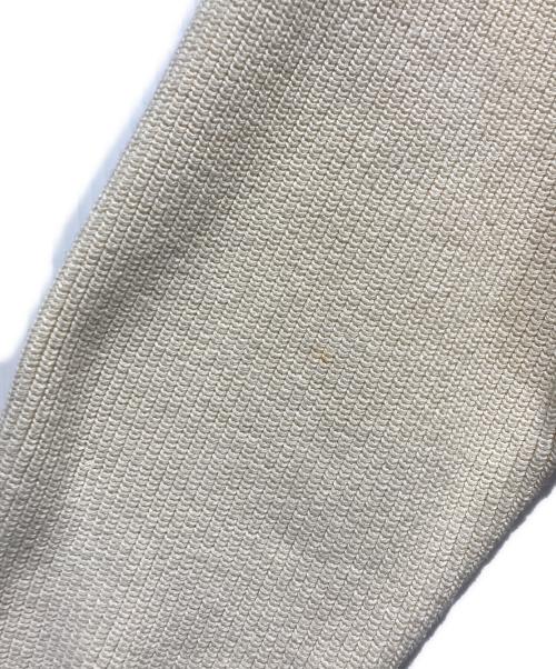 FRAMeWORK（フレームワーク）FRAMeWORK (フレームワーク) ライン畦ニットカーディガン アイボリー サイズ:FREEの古着・服飾アイテム