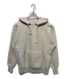 Champion（チャンピオン）の古着「プルオーバーアフターフーデッドスウェットシャツ」｜アイボリー