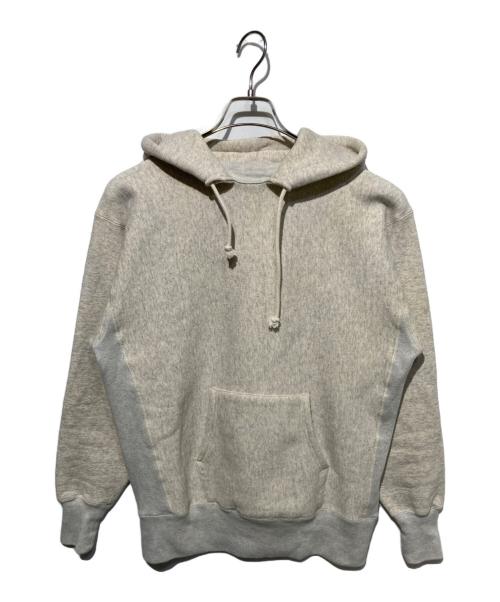 Champion（チャンピオン）Champion (チャンピオン) プルオーバーアフターフーデッドスウェットシャツ アイボリー サイズ:Mの古着・服飾アイテム