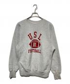 WAREHOUSEウエアハウス）の古着「USL FOOTBALL REVERSE SWEAT」｜グレー