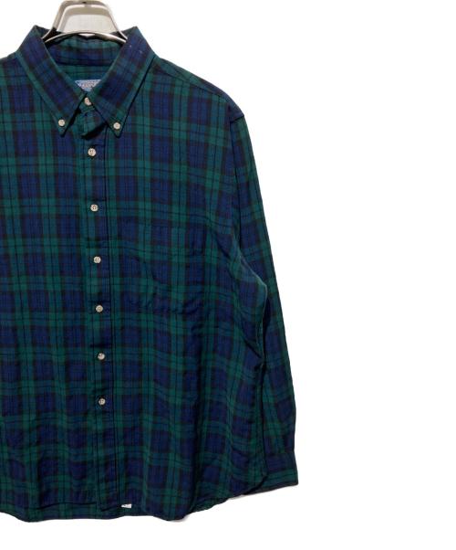 PENDLETON（ペンドルトン）PENDLETON (ペンドルトン) ブラックウォッチ BDシャツ グリーン サイズ:XLの古着・服飾アイテム