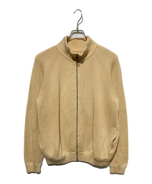 crepuscule（クレプスキュール）crepuscule (クレプスキュール) 別注ドライバーズニット ベージュ サイズ:Fの古着・服飾アイテム