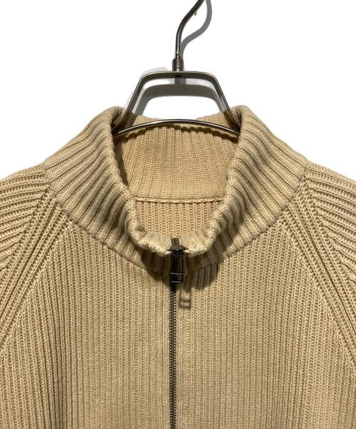 crepuscule（クレプスキュール）crepuscule (クレプスキュール) 別注ドライバーズニット ベージュ サイズ:Fの古着・服飾アイテム