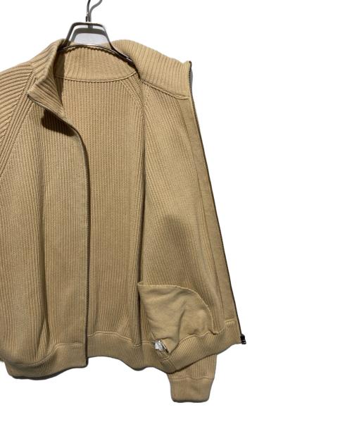 crepuscule（クレプスキュール）crepuscule (クレプスキュール) 別注ドライバーズニット ベージュ サイズ:Fの古着・服飾アイテム