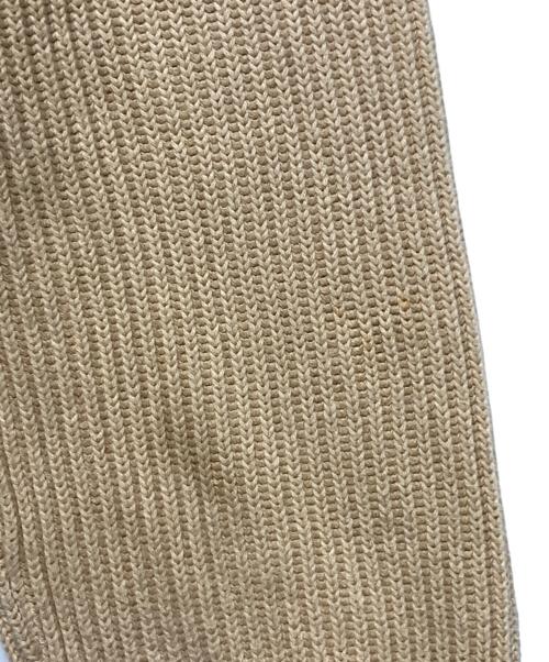 crepuscule（クレプスキュール）crepuscule (クレプスキュール) 別注ドライバーズニット ベージュ サイズ:Fの古着・服飾アイテム