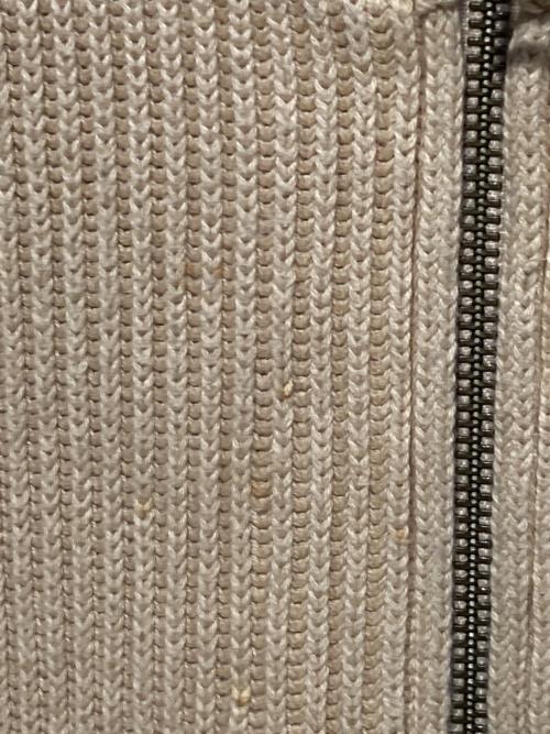 crepuscule（クレプスキュール）crepuscule (クレプスキュール) 別注ドライバーズニット ベージュ サイズ:Fの古着・服飾アイテム