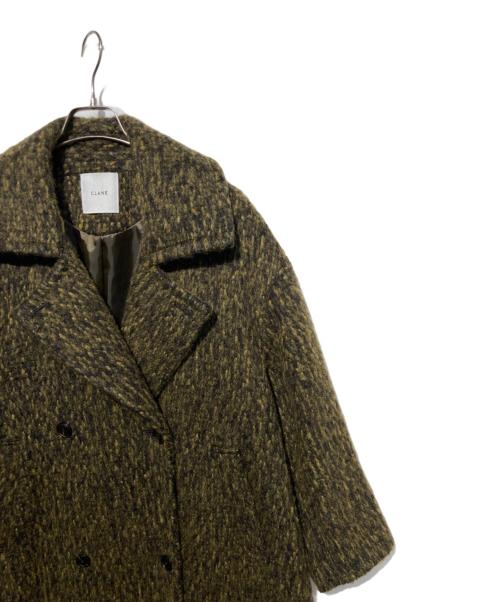 CLANE（クラネ）CLANE (クラネ) ミックスシャギーレディーコート カーキ サイズ:1の古着・服飾アイテム