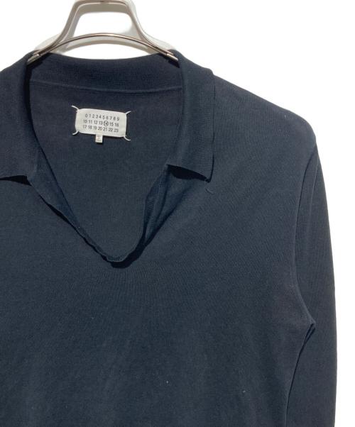 Maison Margiela（メゾンマルジェラ）Maison Margiela (メゾンマルジェラ) スキッパーニット ブラック サイズ:1の古着・服飾アイテム